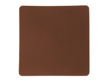 ПАТЧ КВАДРАТ nubuk (коричневый ) 5,5 х 5,5 см
