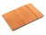 Обложка для паспорта Нит, оранжевый с нанесением логотипа с нанесением логотипа