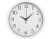 Пластиковые настенные часы  диаметр 25,5 см Yikigai, белый