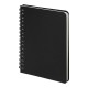 Блокнот на двойной пружине HELIX MINI, 105 х 150 мм, черный, блок в клетку   33902/35