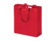 Сумка для покупок из спанбонда Ambit, 380*120*400 с ручкой 550/30 мм, красный с нанесением логотипа с нанесением логотипа