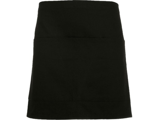 Фартук Classic, черный с нанесением логотипа с нанесением логотипа