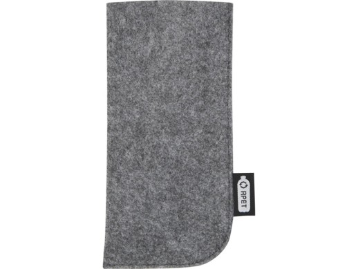 Чехол для очков Felta из материалов, переработанных согласно стандарту GRS, средне-серый