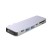 USB-C адаптер для MacBook 7-в-1, серебро, Deppa с нанесением логотипа с нанесением логотипа