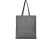 Эко-сумка Pheebs из переработанного хлопка, плотность 210 г/м2, черный меланж
