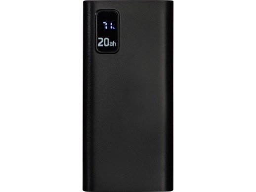 Портативный внешний аккумулятор FAST 20000 Black с нанесением логотипа с нанесением логотипа
