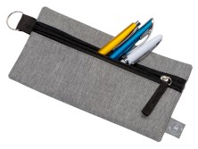 Универсальный пенал из переработанного полиэстера RPET Holder, серый/черный