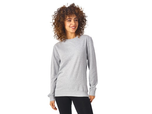 Свитшот Warsaw 220гр, унисекс, серый меланж