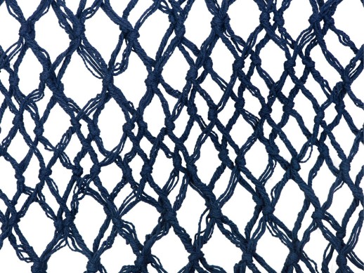 Авоська Dream L наплечная 25 литров с кожаными ручками, темно-синий