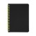 Блокнот на двойной пружине HELIX MINI, 105 х 150 мм, черный с желтым, блок в клеткуБлокнот HELIX MINI ,   33902/03