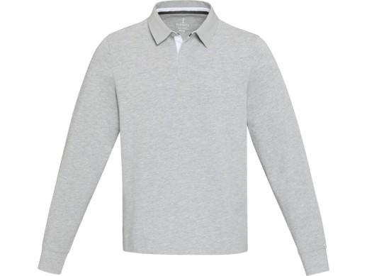 Clyde толстовка-поло унисекс для регби - Серый яркий