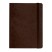 Ежедневник недатированный Boomer, А5, темно-коричневый, кремовый блок в линейку, без обреза - 24702/33
