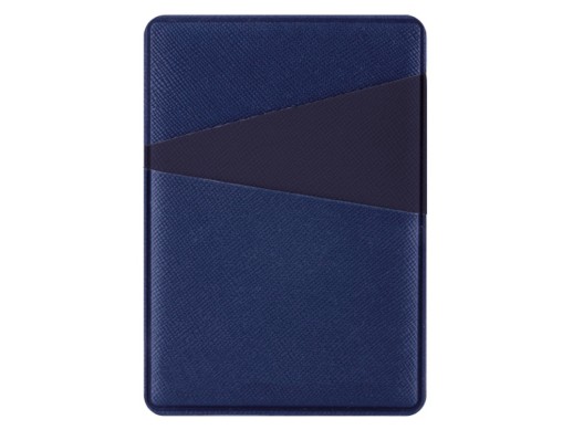 Картхолдер на 3 карты типа бейджа Favor, ярко-синий/темно-синий