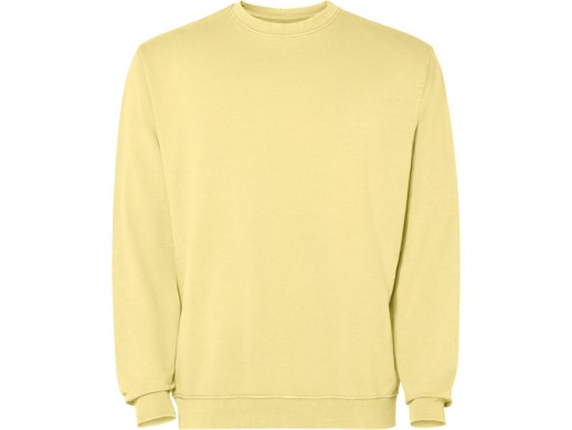 Свитшот Jaya унисекс, солнечно-желтый выстиранный WASHED