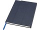 Блокнот Alejandra формата А5 с твердой обложкой из переработанной кожи - Синий