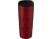 Prism медная кружка объемом 450 мл с вакуумной изоляцией, красный с нанесением логотипа с нанесением логотипа