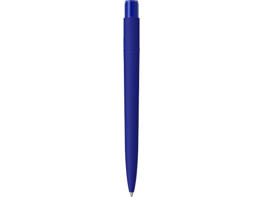 Шариковая ручка RECYCLED PET PEN PRO K transparent GUM soft-touch, синий