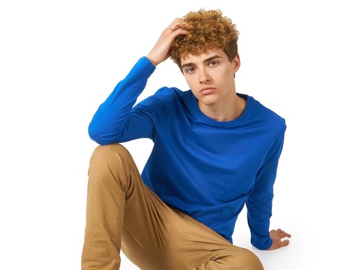 Лонгслив Porto мужской, кл синий