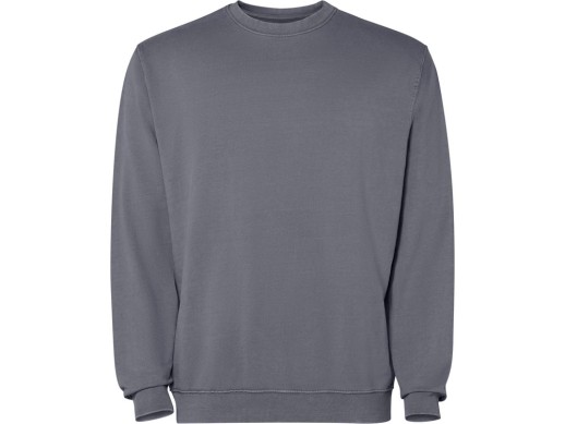 Свитшот Jaya унисекс, серо-голубой выстиранный