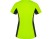 Футболка Shanghai женская, неоновый зеленый/черный с нанесением логотипа с нанесением логотипа
