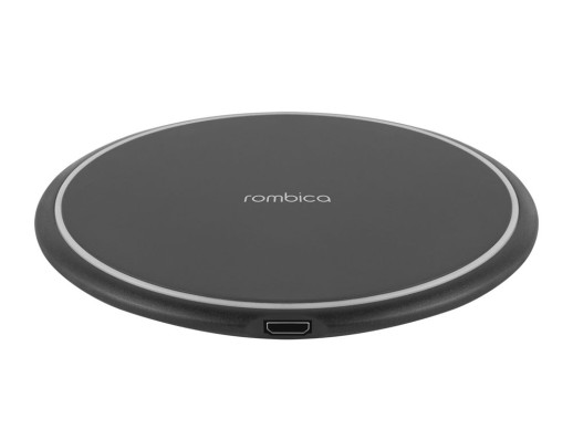 Беспроводное зарядное устройство Rombica NEO Spirit Quick Black с нанесением логотипа с нанесением логотипа