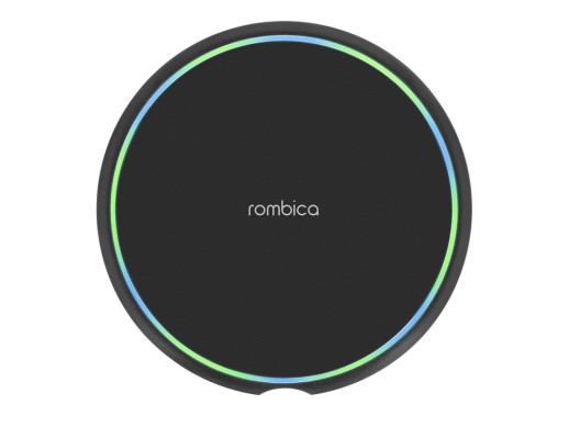 Беспроводное зарядное устройство Rombica NEO Spirit Quick Black с нанесением логотипа с нанесением логотипа