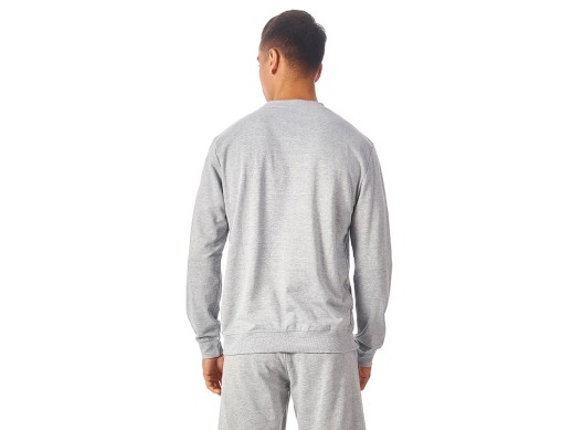 Свитшот Warsaw 220гр, унисекс, серый меланж