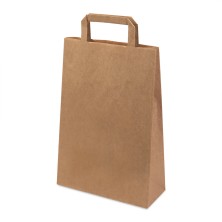 Пакет бумажный QUADRATA S, крафт, плотность 80 г/м2, 33 х 22 х 9 cм   21077