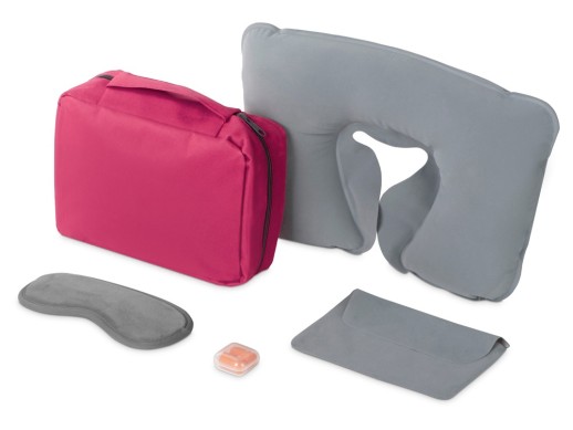 Набор для путешествий Comfy Flight, фуксия