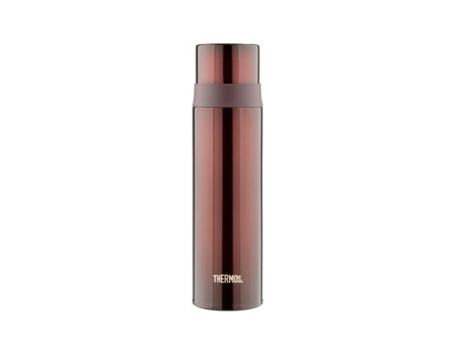 Термос из нерж. стали тм THERMOS FFM-500-BW SS Vac. Insulated Flask,500ml, коричневый с нанесением логотипа с нанесением логотипа