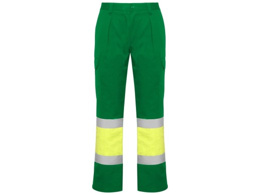 Брюки Soan, садовый зеленый/неоновый желтый