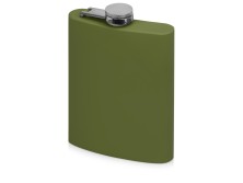 Фляжка 240 мл Remarque soft touch, 201 сталь, зеленый милитари (Р)