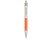 Ручка металлическая шариковая Large, оранжевый/серебристый