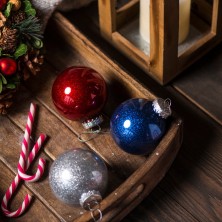 Шар новогодний FLICKER   27002/47