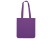 Сумка из плотного хлопка Carryme 220, фиолетовый 2603C (P) с нанесением логотипа с нанесением логотипа