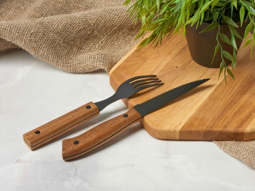 Набор приборов для стейка Remy с нанесением логотипа с нанесением логотипа