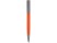 Ручка металлическая шариковая Insomnia софт-тач с зеркальным слоем, оранжевая с серым