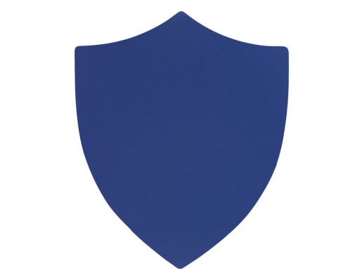 ПАТЧ ЩИТ soft-touch (синий) 6,6 х 5,5 см