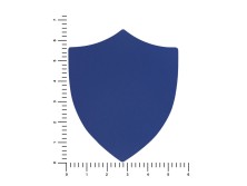 ПАТЧ ЩИТ soft-touch (синий) 6,6 х 5,5 см