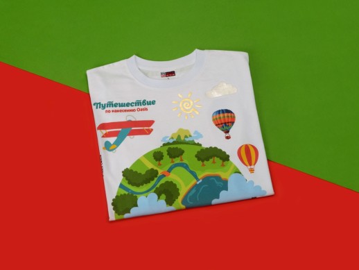 Образец Путешествие по видам нанесения на текстиле с нанесением логотипа с нанесением логотипа