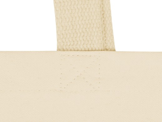 Сумка для шопинга Steady из хлопка с парусиновыми ручками, 260 г/м2, натуральный с нанесением логотипа с нанесением логотипа
