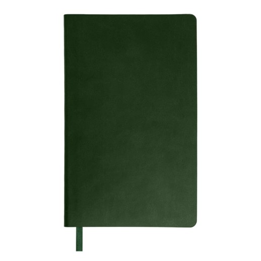 Бизнес-блокнот FUNKY, 130*210 мм, зеленый, красный форзац, мягкая обложка, в линейку ,   21209/15/08