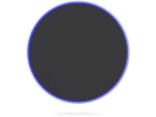 Беспроводное зарядное устройство Rombica  NEO Core Quick c быстрой зарядкой, черный с нанесением логотипа с нанесением логотипа